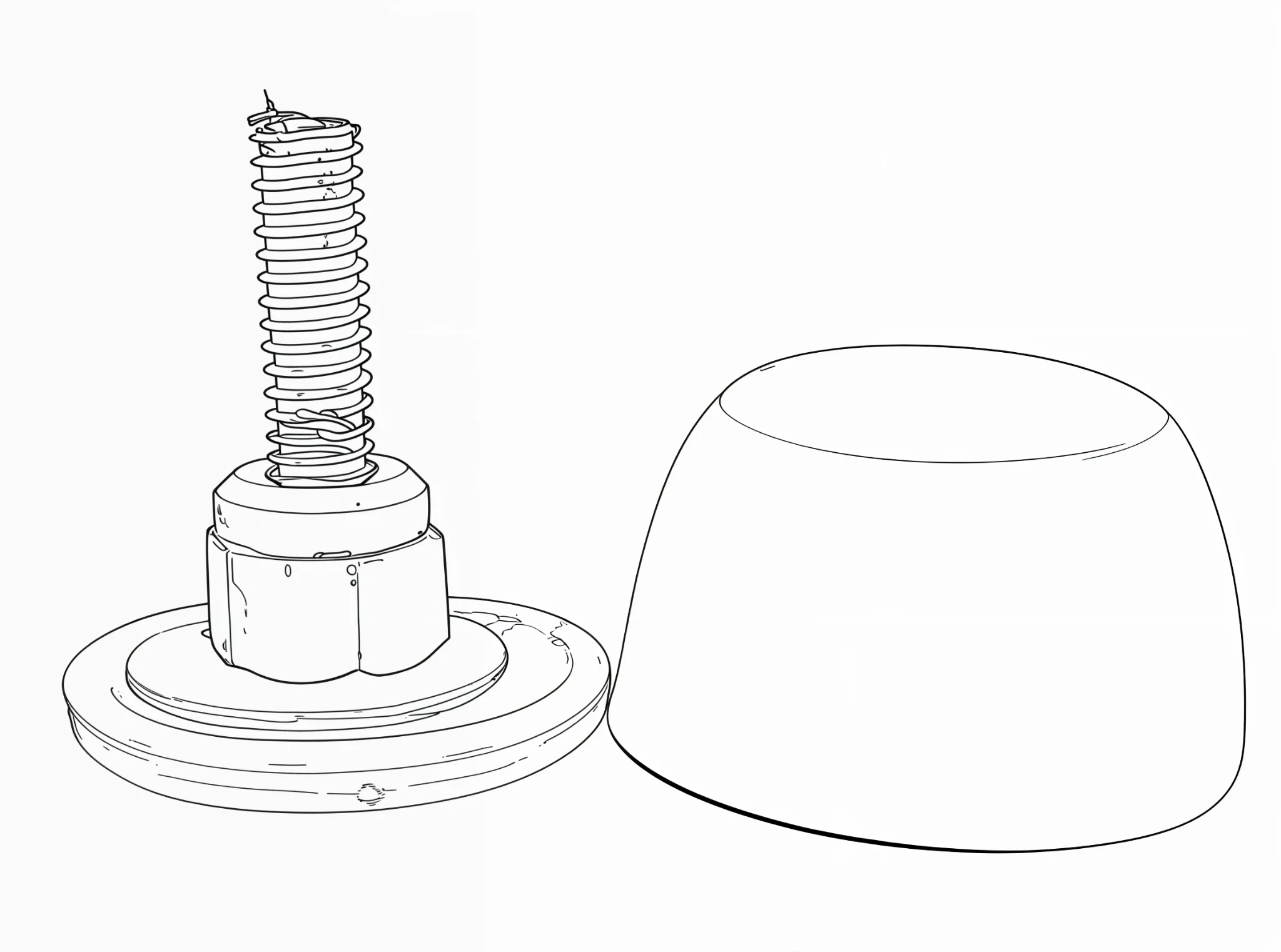 Securing toilet bolts and reconnecting water line during installation